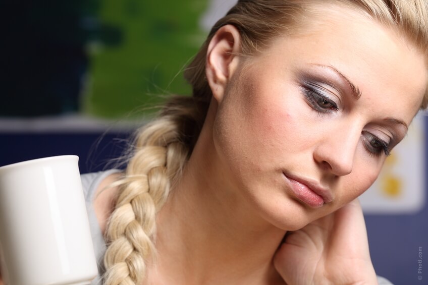 Kobieta ma podwyższony cholesterol