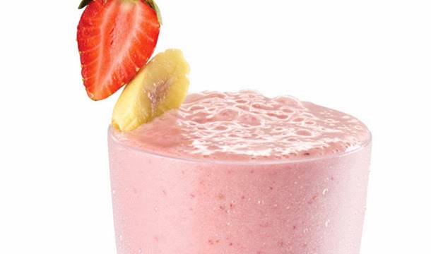 Koktajl truskawkowo-bananowy