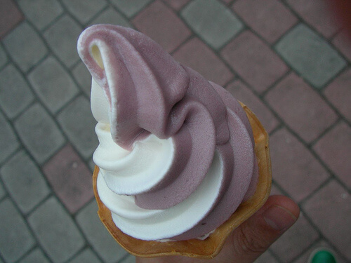 Lody o mieszanych smakach