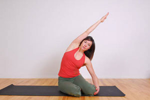 Ćwiczenie typu syrena - pilates