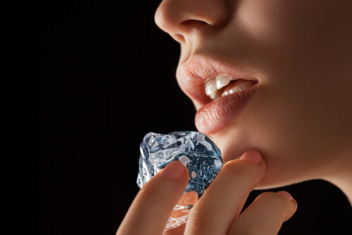 Glace contre l'herpès