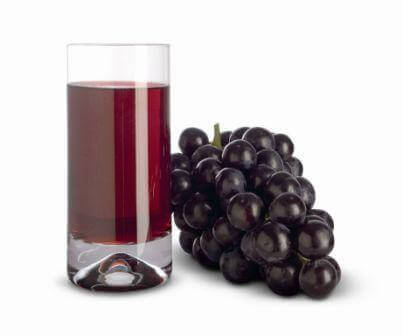świeży sok z winogron