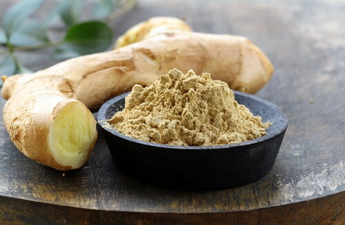 Imbir naturalny i w proszku