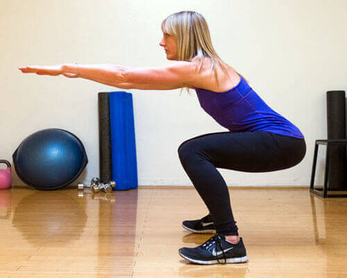 Przysiady na spalanie kalorii