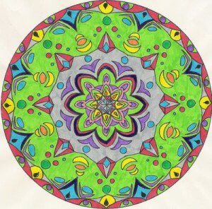 kręgi mandali na zwalczenie stresu