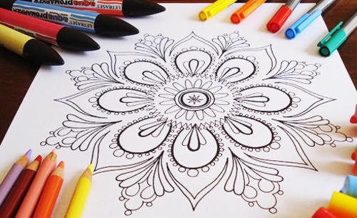Magiczna mandala na zwalczenie stresu!