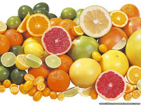 Świeże owoce cytrusowe