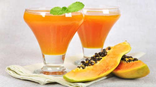 Smoothie z papają