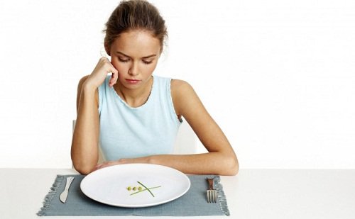 Głodząca się kobieta - szybka utrata wagi