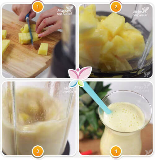 Przepis na sok ananasowy