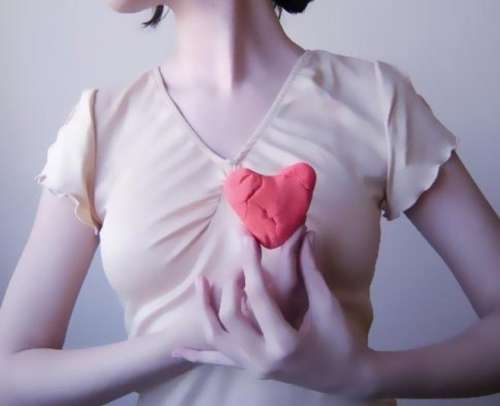 Serce z plasteliny kobiety
