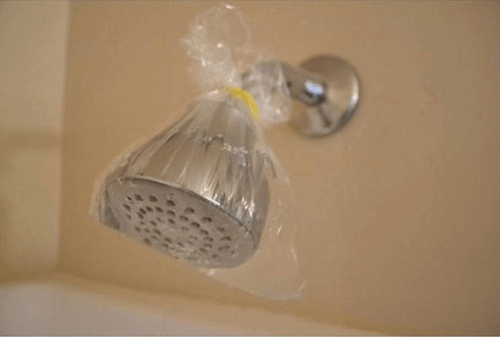 Czyszczenie słuchawki prysznicowej