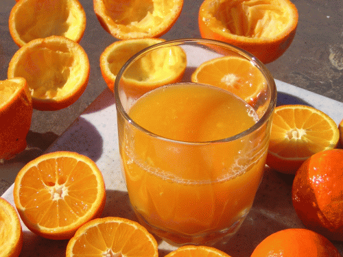 sok pomarańczowy, aby schudnąć