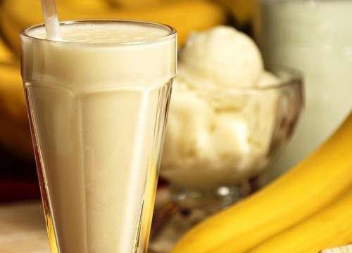 Koktajl owsiano-bananowy