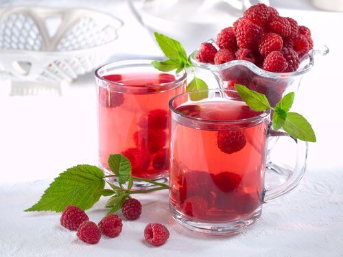 Domowy kompot z malin