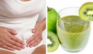 Wzdęcia – koktajl na bazie gruszki oraz kiwi