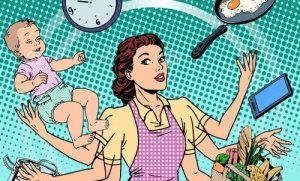 Dyskryminacja w rodzinie: kobieta pracuje o 7h więcej