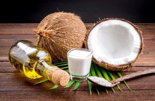 olej i mleczko kokosowe na prostowanie włosów
