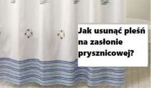 Pleśń na zasłonie prysznicowej - jak ją usunąć?