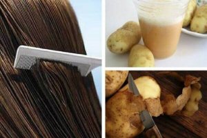 Mocne włosy dzięki wodzie ze skórki ziemniaka