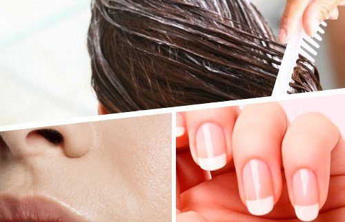 Naturalne składniki na włosy, skórę i paznokcie