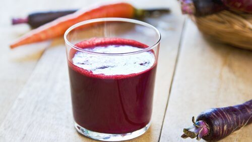 Czarna marchew - smoothie