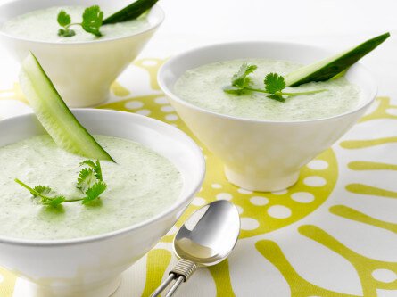 Zupa z ogórka i melona