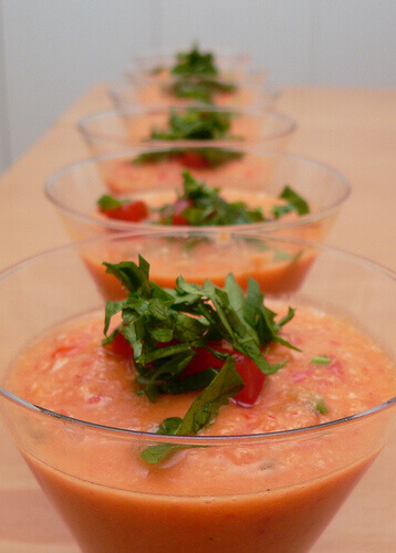 talerz gazpacho