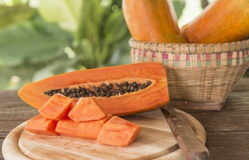 Kawałki papai