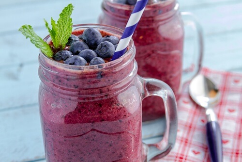 Smoothie z borówkami