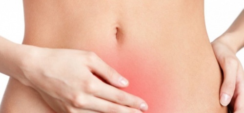 zdrowa kobieta ból brzucha