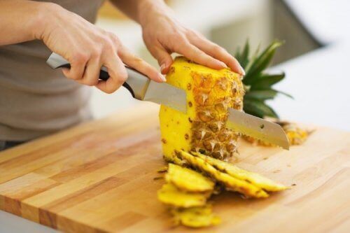 ananas krojenie