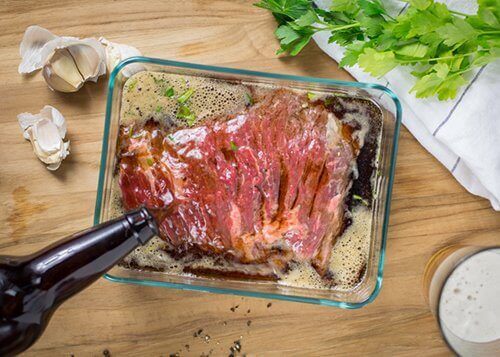 marynowanie mięsa w piwie