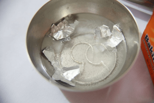 Folia aluminiowa do czyszczenia srebra