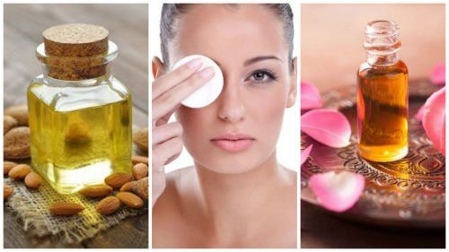 Demakijaż - naturalne olejki jest istotny na cienie pod oczami