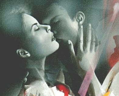 pocałunek dwojga ludzi