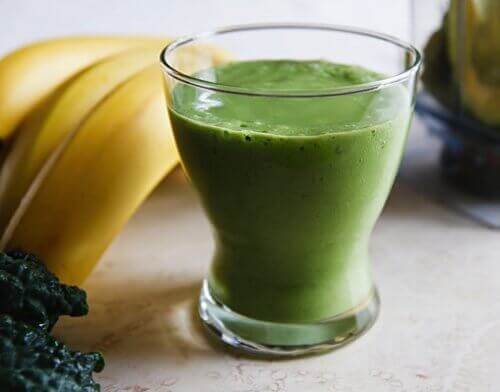 Zielone smoothie z bananem