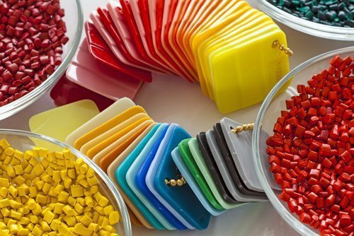 Kolorowy plastik