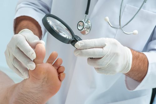 Badanie lekarskie stopy