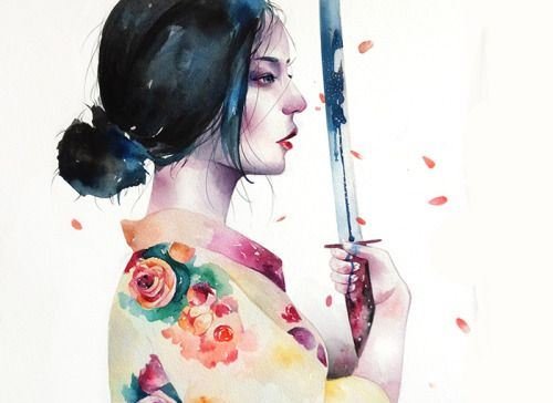 Kobieta z mieczem a sprzeczka