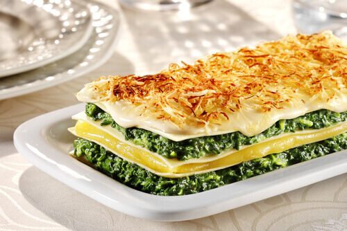 szpinakowa lasagna pozwoli olśnić gości