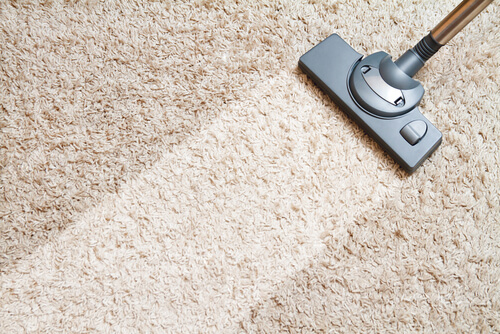 Pranie dywanu pomaga usunąć roztocza