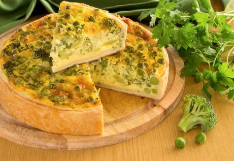 Szpinak w quiche