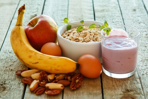 zbilansowana dieta - produkty na zdrowe śniadanie