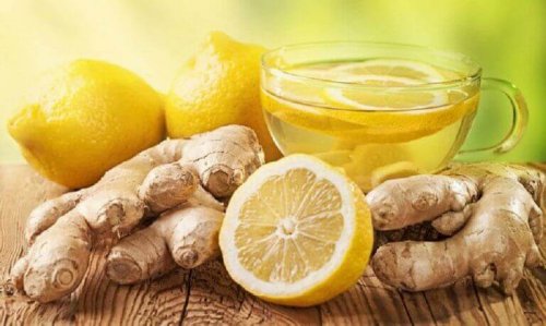Napar z imbiru i cytryny