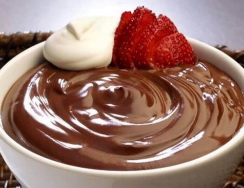 pudding czekoladowy zdrowy deser