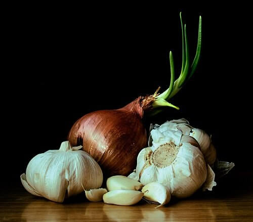 Czosnek z domowej hodowli