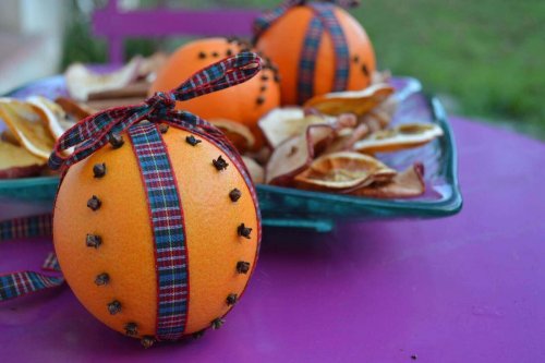 Odświeżacz - pomarańcza i goździki