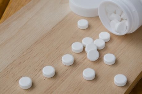 Rozsypane tabletki aspiryna