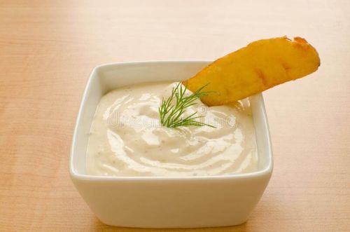 biały dip do patacones